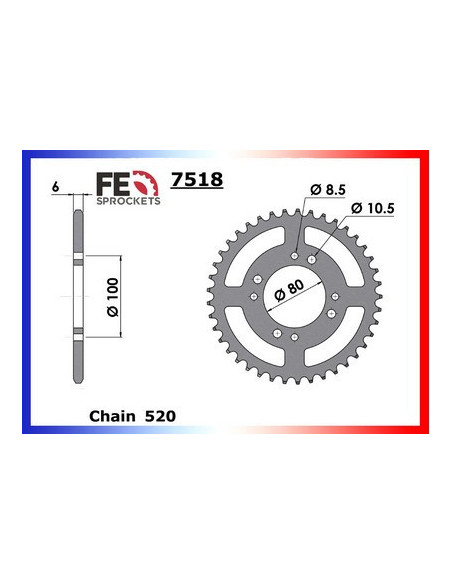 COUR AC RG250GAMMA 46 520