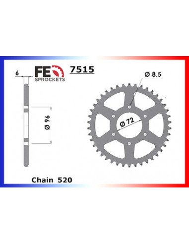 COUR AC DR250-SP370 39 520