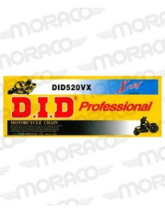 Kit chaine DID pour Honda NX 650 Dominator 95 à 00    2