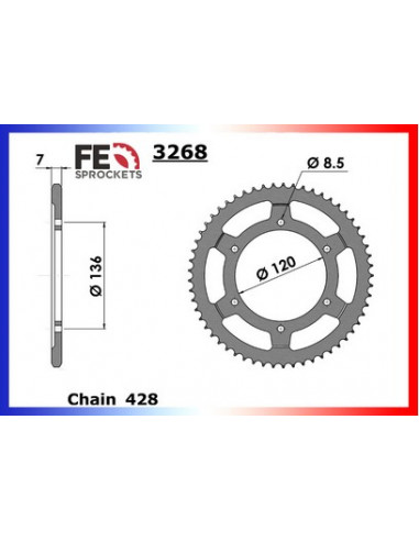 COUR AC FZR.400.RR '92/95 47 428