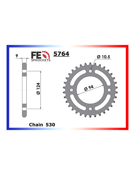 COUR AC CB500T-CB550F 34 530