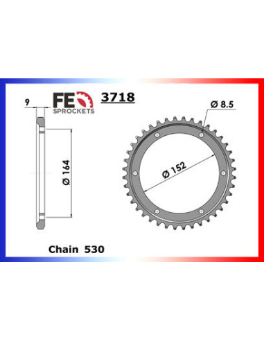COUR AC XT500-XT400'81 40 530