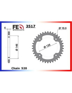 C/ACIER  YFZ.450 '04/09  35   520