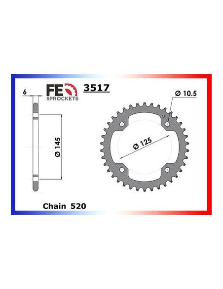 C/ACIER  YFZ.450 '04/09  39   520