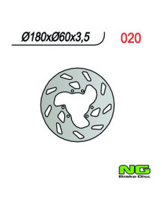 DISQUE DE FREIN NG BRAKE FIXE ARRIERE DROIT
