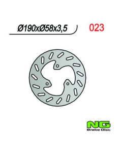 DISQUE DE FREIN NG BRAKE FIXE AVANT GAUCHE