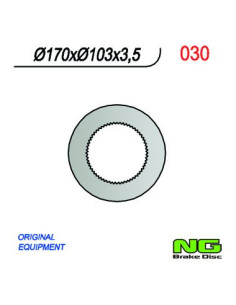 DISQUE DE FREIN NG BRAKE FIXE ARRIERE DROIT