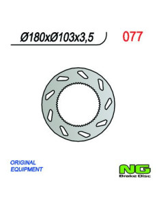 DISQUE DE FREIN NG BRAKE FIXE ARRIERE DROIT