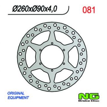 DISQUE DE FREIN NG BRAKE FIXE AVANT GAUCHE