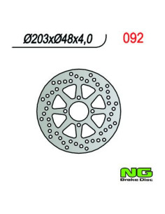 DISQUE DE FREIN NG BRAKE FIXE ARRIERE