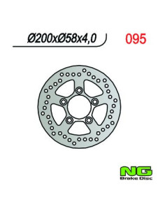 DISQUE DE FREIN NG BRAKE FIXE ARRIERE CENTRAL