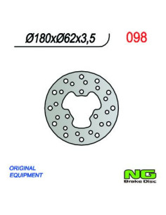 DISQUE DE FREIN NG BRAKE FIXE ARRIERE DROIT