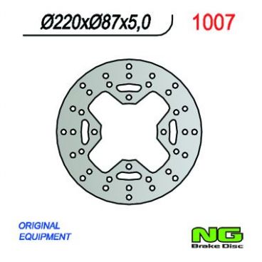 DISQUE ARRIERE ROND FIXE NG BRAKE