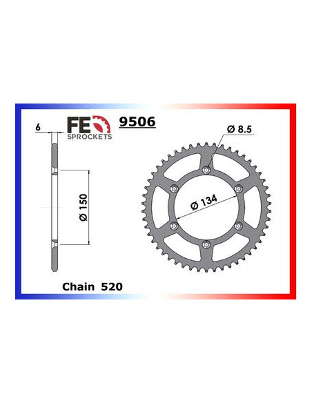 C/A KLX.650.R '93/99  40  520