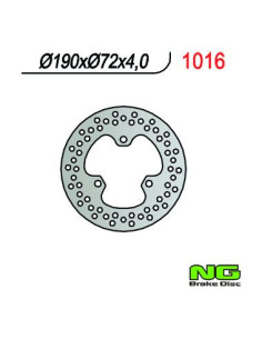 DISQUE FREIN NG BRAKE FIXE ARRIERE