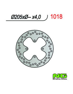 DISQUE FREIN NG BRAKE ARRIERE