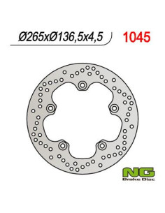 DISQUE FREIN NG BRAKE FIXE ARRIERE DROIT