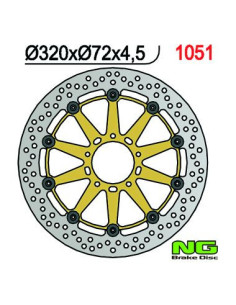 DISQUE DE FREIN NG BRAKE FLOTTANT