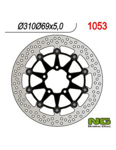 DISQUE FREIN NG BRAKE FIXE AVANT GAUCHE/DROIT