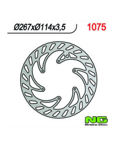 DISQUE DE FREIN NG BRAKE FIXE AVANT