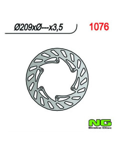 DISQUE DE FREIN NG BRAKE FIXE ARRIERE