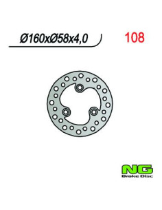 DISQUE DE FREIN NG BRAKE FIXE AVANT GAUCHE
