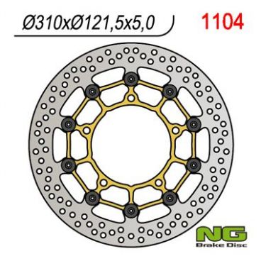 DISQUE DE FREIN NG BRAKE AVANT FLOTTANT