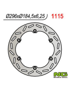 DISQUE AVANT ROND FIXE NG POUR HONDA