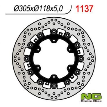 DISQUE DE FREIN NG BRAKE AVANT FLOTTANT