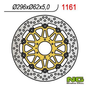 DISQUE AVANT ROND FLOTTANT NG BRAKE