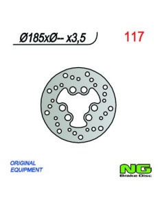 DISQUE DE FREIN NG BRAKE FIXE ARRIERE DROIT