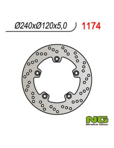 DISQUE DE FREIN NG BRAKE ARRIERE FIXE