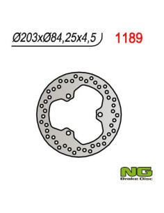 DISQUE ARRIERE ROND FIXE NG BRAKE