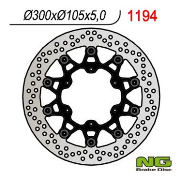 DISQUE AVANT ROND FLOTTANT NG BRAKE