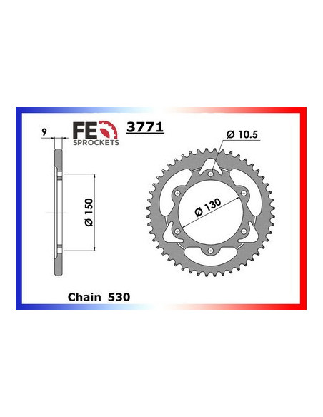 COUR AC FZR1000 '87/95 46 530