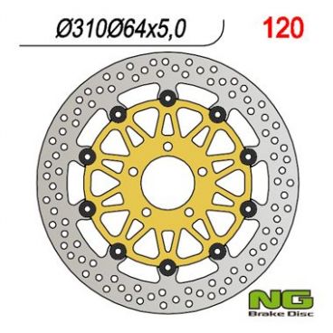 DISQUE DE FREIN NG BRAKE FLOTTANT AVANT DROIT ET GAUCHE