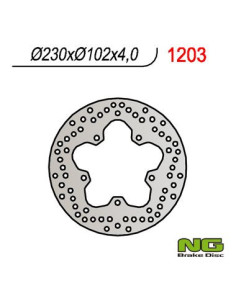DISQUE ARRIERE ROND FIXE NG BRAKE