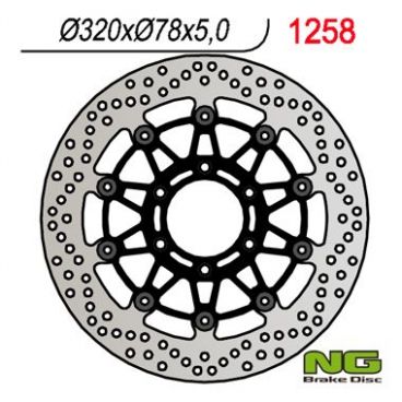 DISQUE AVANT ROND FLOTTANT NG BRAKE