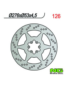 DISQUE DE FREIN NG BRAKE FIXE ARRIERE GAUCHE