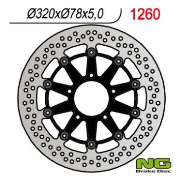 DISQUE AVANT ROND FLOTTANT NG BRAKE