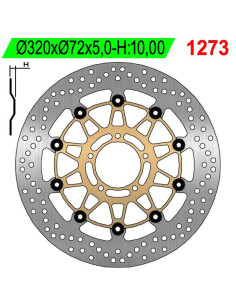 DISQUE AVANT ROND FLOTTANT NG BRAKE