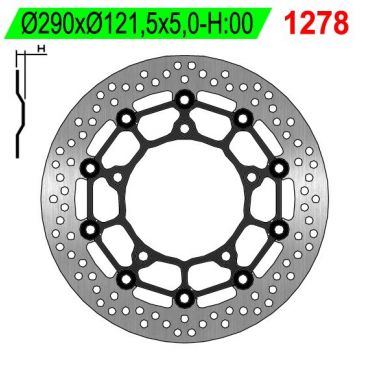 DISQUE AVANT ROND FLOTTANT NG BRAKE