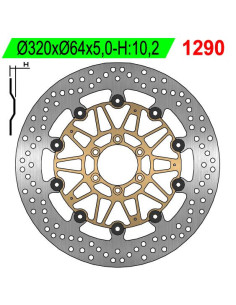 DISQUE AVANT ROND FLOTTANT NG BRAKE