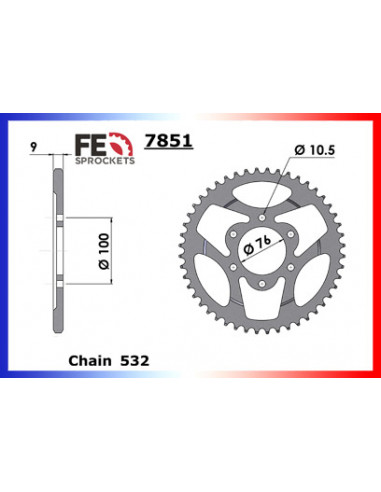 COUR AC GSX1100F '88/96 52 532