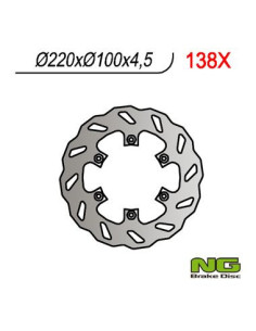 DISQUE DE FREIN NG BRAKE PETALE ARRIERE FIXE