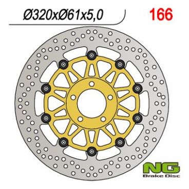 DISQUE DE FREIN NG BRAKE FLOTTANT AVANT DROIT