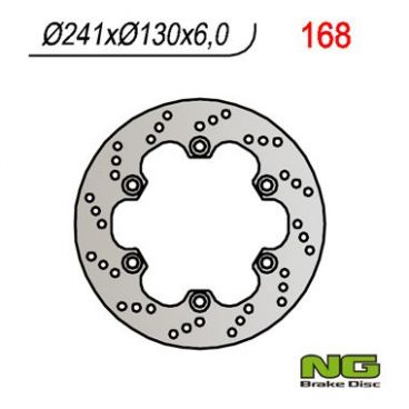 DISQUE DE FREIN NG BRAKE FIXE ARRIERE DROIT