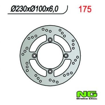 DISQUE DE FREIN NG BRAKE FIXE ARRIERE DROIT