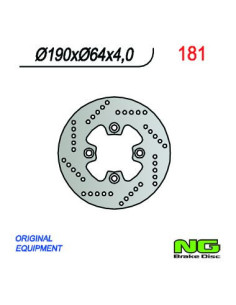 DISQUE DE FREIN NG BRAKE FIXE ARRIERE GAUCHE