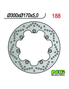 DISQUE DE FREIN NG BRAKE FIXE AVANT GAUCHE